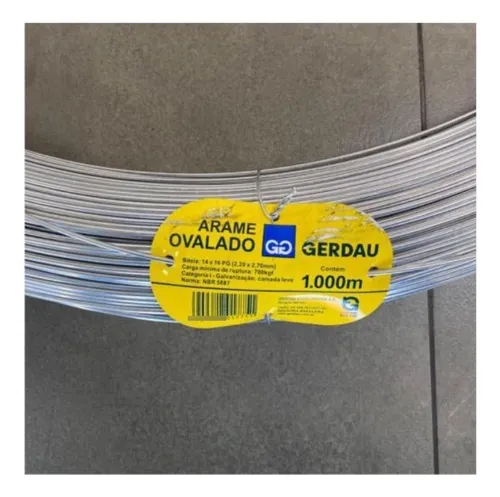Bola Ovalado Arame Liso Cerca Rural 1000m - Gerdau - Imagem Secundária